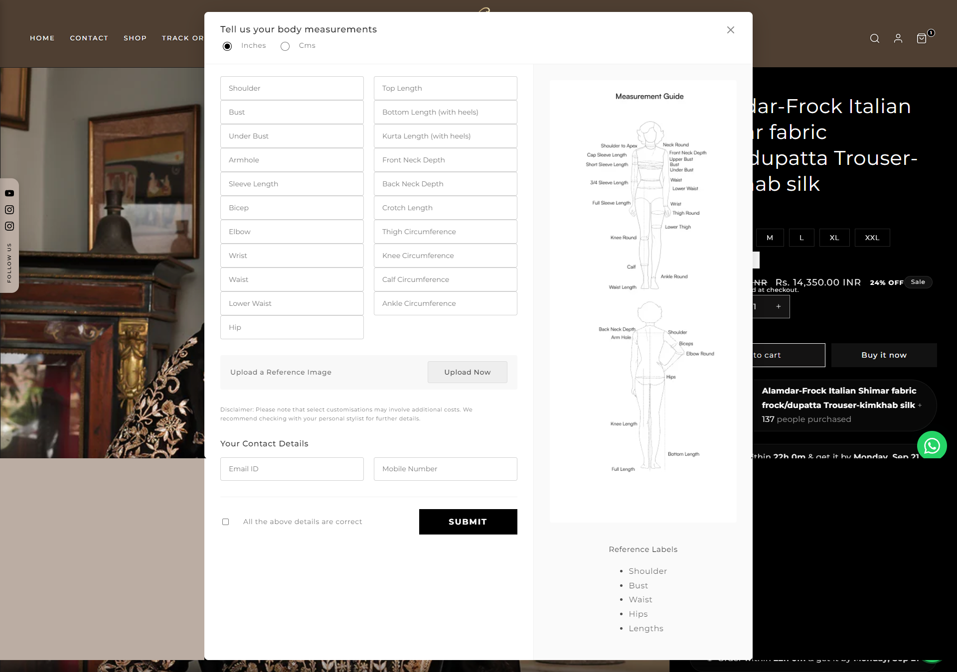 Custom Size Page